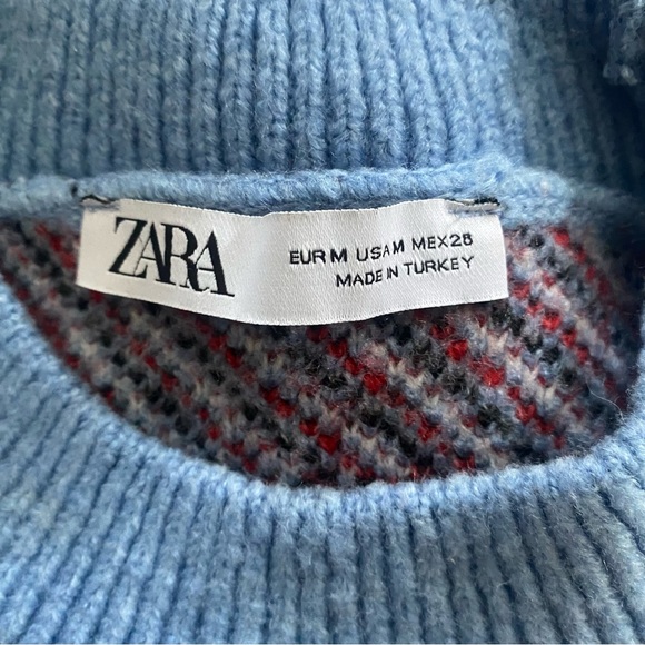 🍁HOST PICK 🍁 Zara Jacquard Knit Mushroom Print Boxy Sweater - Picture 6 of 6
